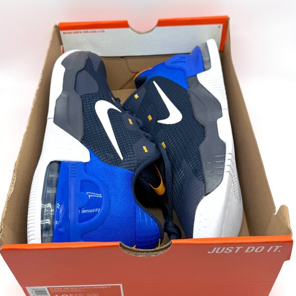 Nike Mens Air Max Alpha Trainer 5 Obsidian Blue Shoes Sz 10.5 NEW DM0829-401 main image 4